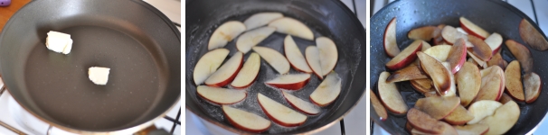 Crostone con atún, manzanas y cebolla receta veraniega
