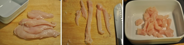 Proceso de pollo crujiente con especias