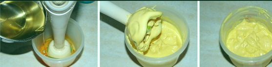 preparación casera de mayonesa