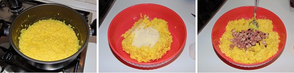 suministro de arancini de arroz amarillo