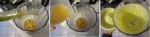 Procedimiento de mayonesa de naranja