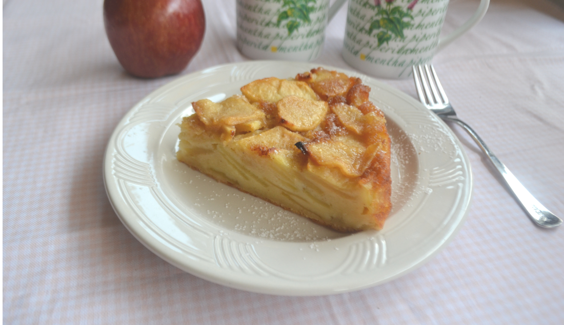 tarta de manzana cremosa foto principal