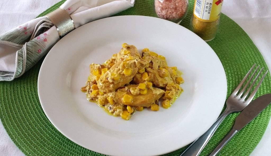 Pechuga de pollo mimosa