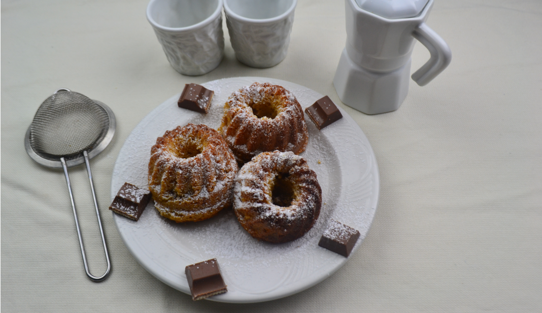 Donuts con chocolate Kinder
