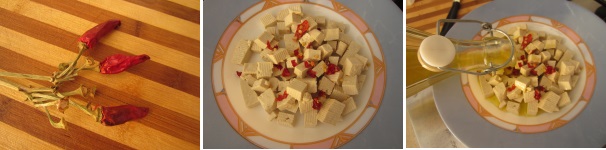 Crutones de tofu picantes rápidos