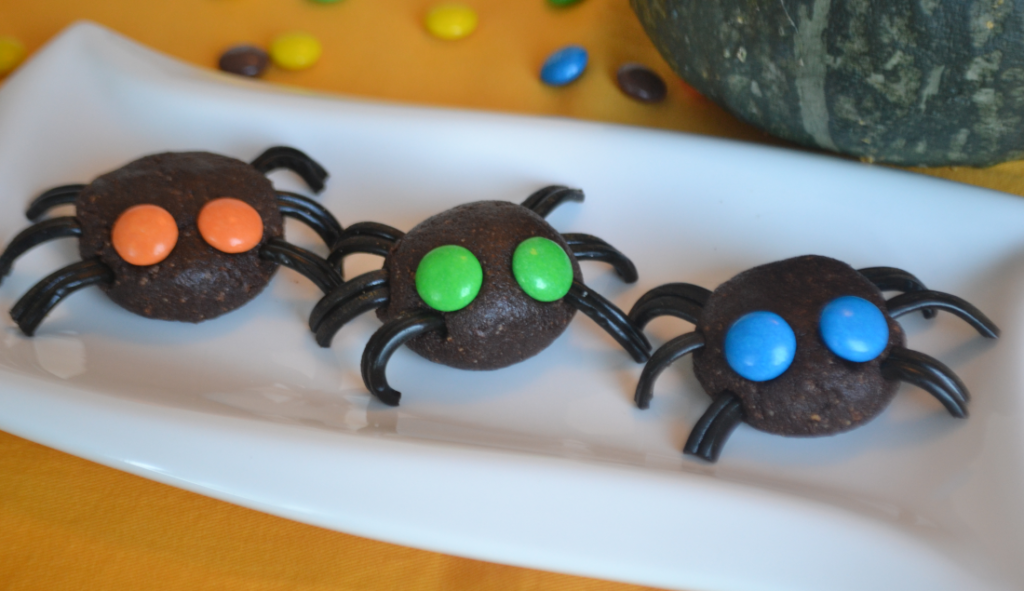 Arañas de chocolate de Halloween