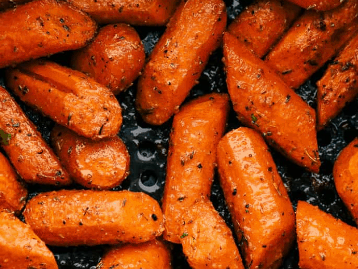 Zanahorias Air Fryer De Ajo Y Parmesano

