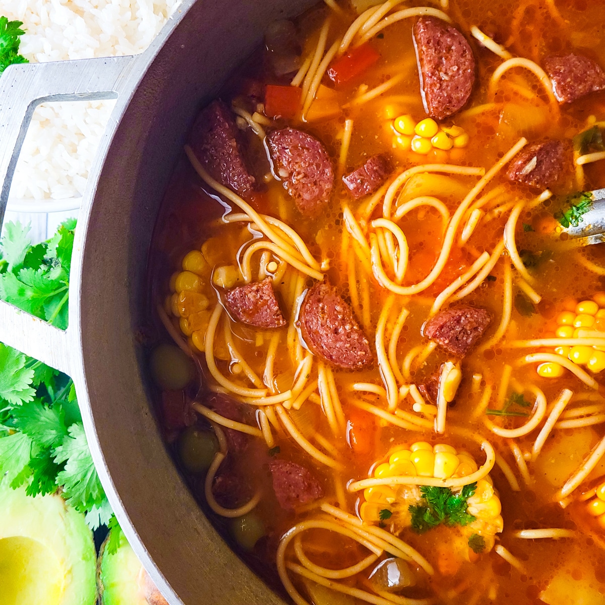 Receta De Sopa De Salchichon Planeta Gastronómico 